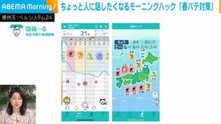 「春バテ」対策に活用！気象と痛みの関係を“見える化” 気圧変化の頭痛対策に役立つアプリに注目