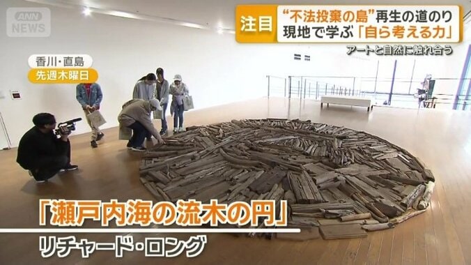 「瀬戸内海の流木の円」