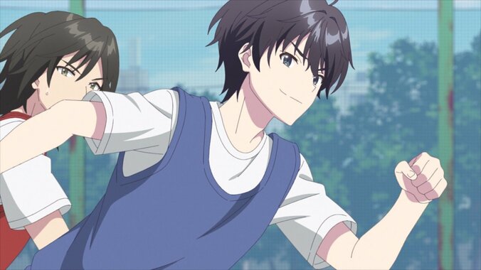 [Photos/Images] If You Lose, You Answer Questions!? Haru (CV. Rumi Ōkubo) Challenges Saku to a 1-on-1! Anime 
