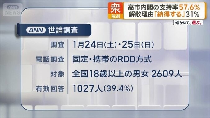 世論調査を実施
