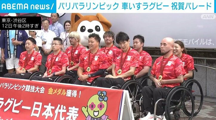 車いすラグビーの日本代表選手