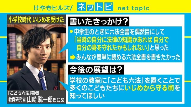 「いじめから身を守る術を知ってほしい」9月1日を前に『こども六法』が話題 「親子で勉強したい」の声も