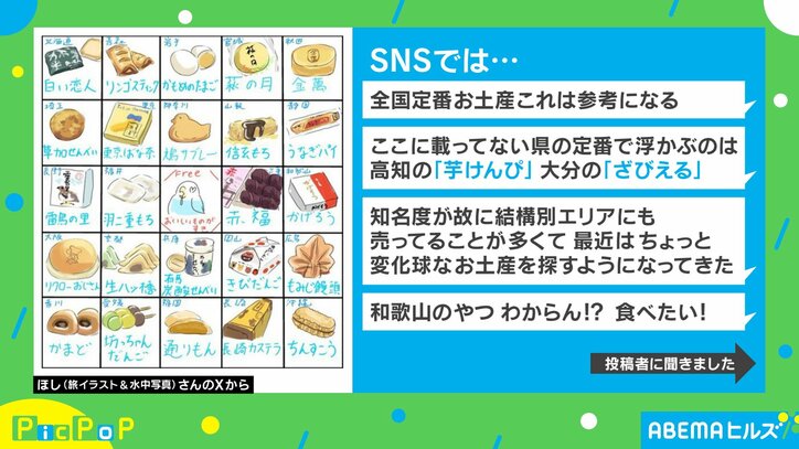 全国定番お土産ビンゴ