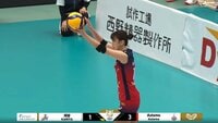 【映像】女子バレーで炸裂した“魔球”サーブ