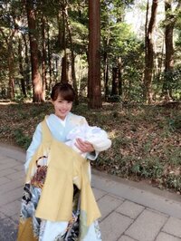 川崎希『お宮参り♡』