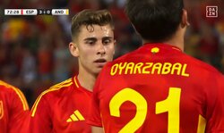 スペイン代表に“秘密兵器”が爆誕！ バルサ超新星MFが絶妙スルーパスなどで“代表デビューから20分間で３得点関与”の快挙「またえぐい選手が出てきた」「成長スピードすごい」