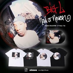 atmosとManhattan Recordsがタッグを組み、 伝説のラッパーBig Lのカプセルコレクションが登場。幻の未発表音源の限定アナログとTシャツを販売。ローンチイベントも開催。
