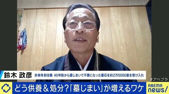 妙楽寺前住職の鈴木政彦さん