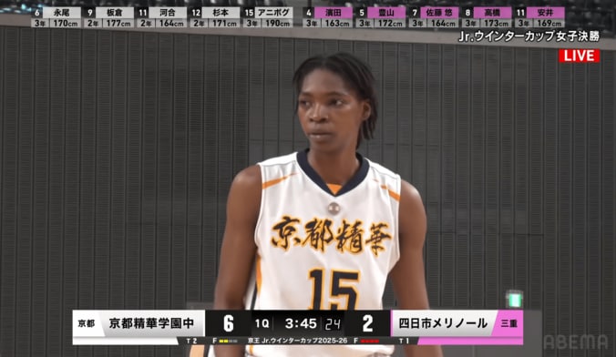 【写真・画像】「本当に中学生かよ！」15歳バスケ逸材の“神アシスト”にファン騒然「うますぎる」スピンムーブ→ノールックパスの一部始終　1枚目