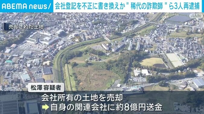売却された土地
