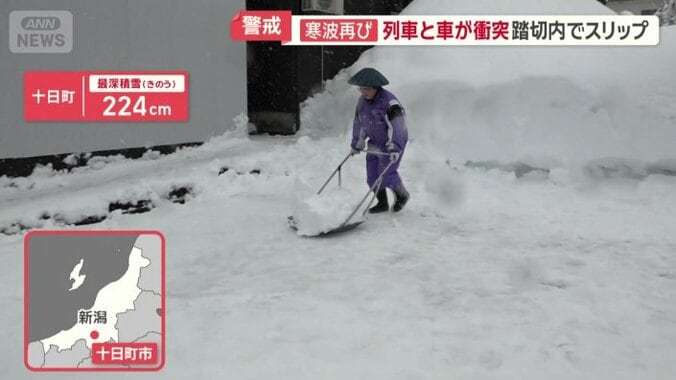 さらなる積雪への対応に追われた新潟県