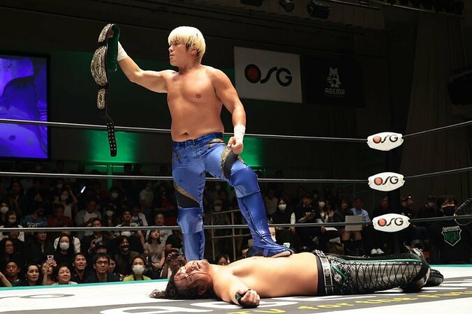 「中嶋勝彦から目を離すなよ」後楽園ラストマッチで割れんばかりの“勝彦コール” NOAHラストマッチの10.28福岡に向け王者ジェイク・リーと拳王に遺恨も 2枚目