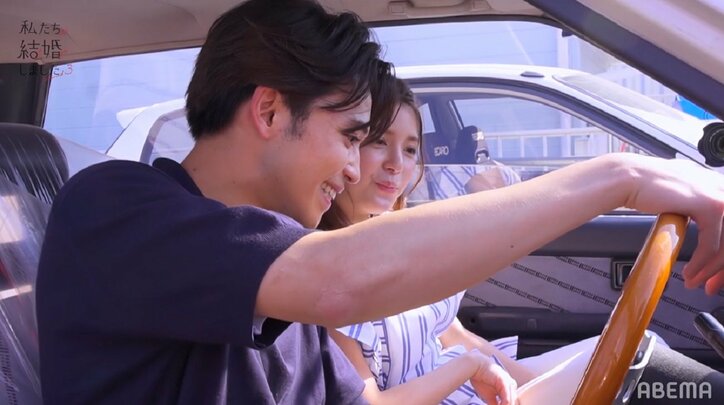 川島海荷＆中田圭祐、夫婦で車を購入！中田行きつけの店で「妻のうみです」と紹介『私たち結婚しました3』第2話
