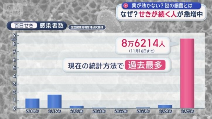 現在の統計方法に変わってから過去最多