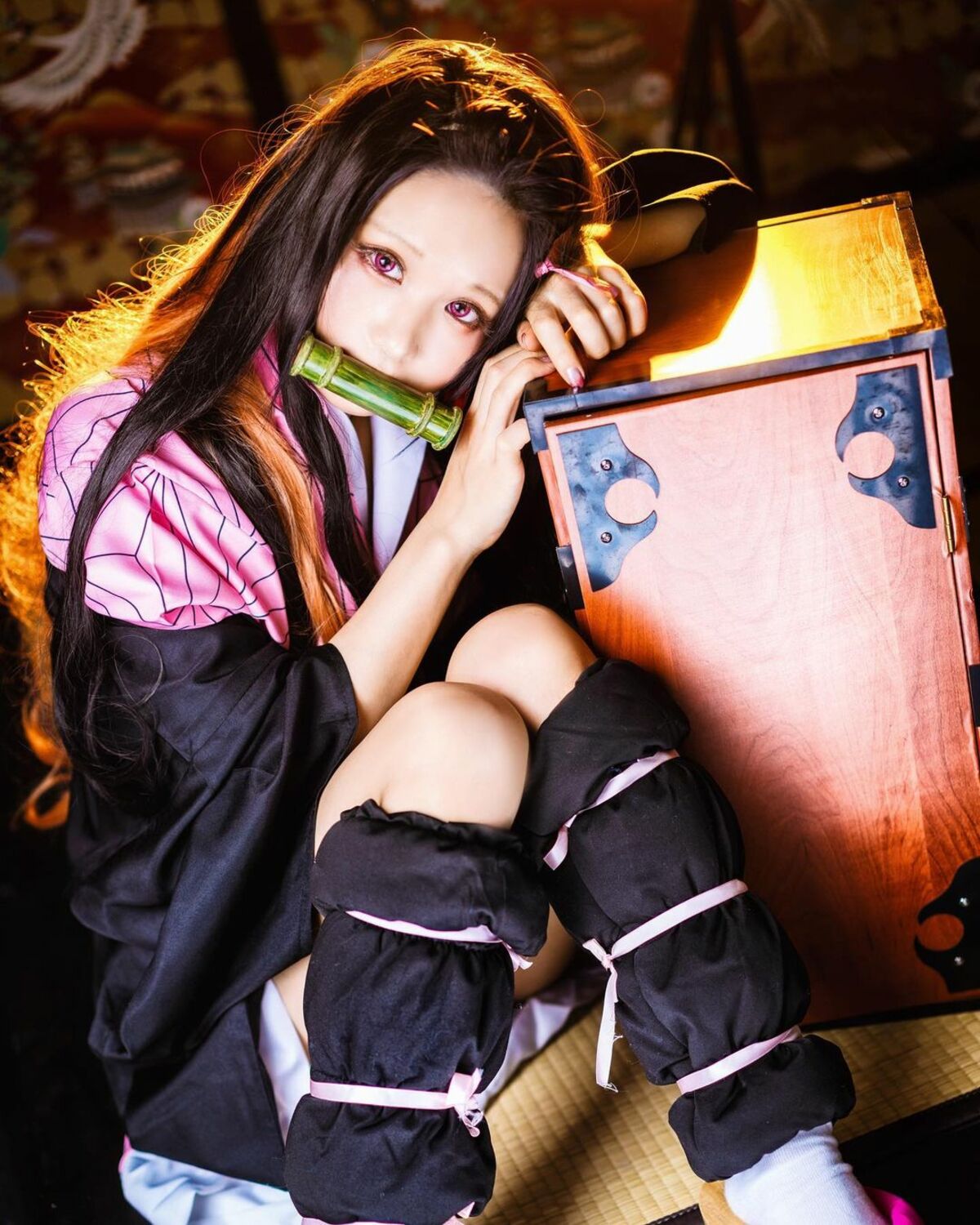 コスプレイヤー・KURUMI、「鬼滅の刃」竈門禰豆子コスでファンを