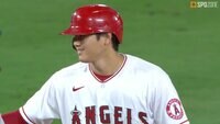大谷翔平が5回裏に今季15個目の盗塁を成功