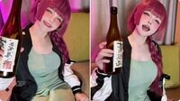 コスプレイヤー・千夜未来が「ぼっち・ざ・ろっく！」廣井きくりに扮し「一緒に飲みたい！」「幸せのスパイラル!!」と反響