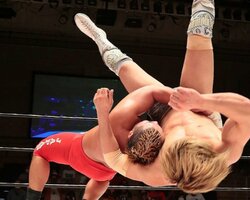 マサ斎藤直系！ 北宮、意地のバックドロップ3連発で清宮を撃破／ノア「N-1 VICTORY」