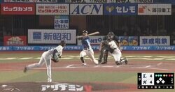 球場騒然！あわや死球レベル 打者のバットに当てる“恐怖の内角ストレート” 絶体絶命のピンチで投じたロッテ・坂本光士郎の「魔球」が炸裂した瞬間