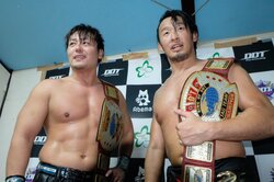 プロレスファンとしての憧れ、王者として　DDTを背負う新エース・竹下幸之介が丸藤正道とタッグ王座戦で激突