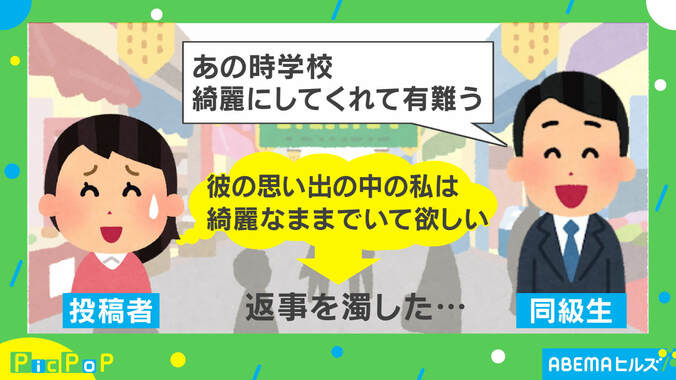 再会した同級生の“誤解”に投稿主「思い出は綺麗なままで…」苦笑いの理由 1枚目