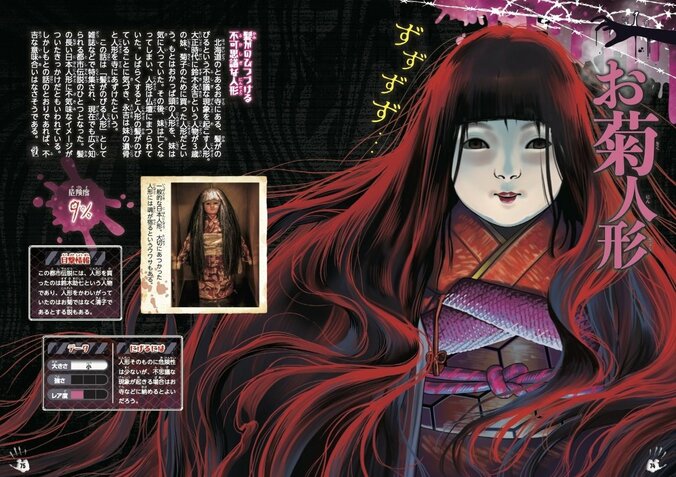 アクロバティックサラサラや100キロババア、邪視…巷でウワサの“都市伝説”を徹底解剖＆ビジュアル化！ 『ムー認定！都市伝説ビジュアル大事典 怪の巻』 5枚目