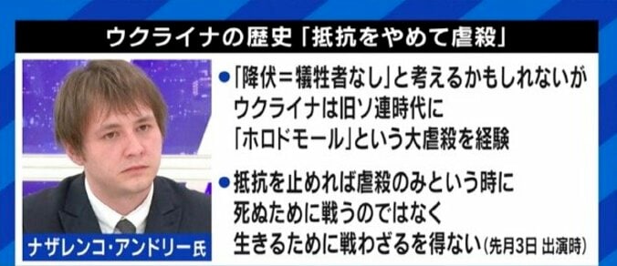 「降伏=幸福、犠牲者が少なくて済む、というのは歴史を軽視した意見だ」ウクライナの人々の“徹底抗戦”を否定し、降伏を促すべきなのか? 3枚目