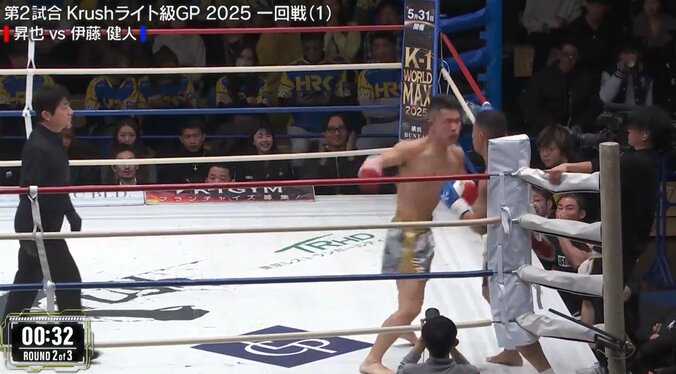 右のショートで勝負あり