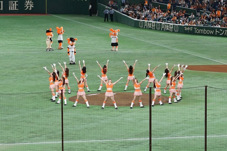 巨人VS広島戦に冴羽獠が参戦！“Get Wild”を踊るチアダンスも