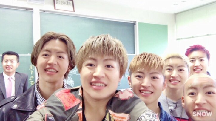GENERATIONSがSNOWで顔交換　「全員メンディー」に
