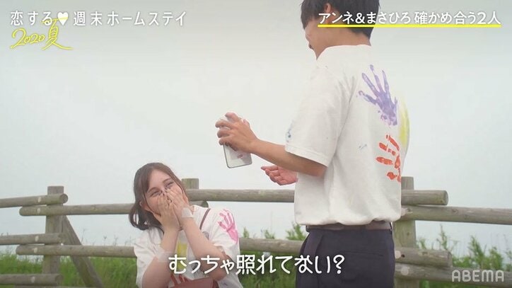 まさひろがアンネに不意打ちバックハグ!ラブラブショットを撮影『恋ステ』#5