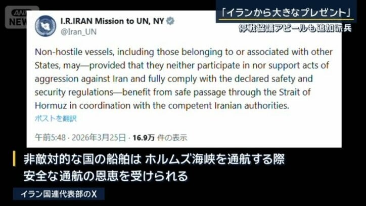 イラン国連代表部のX