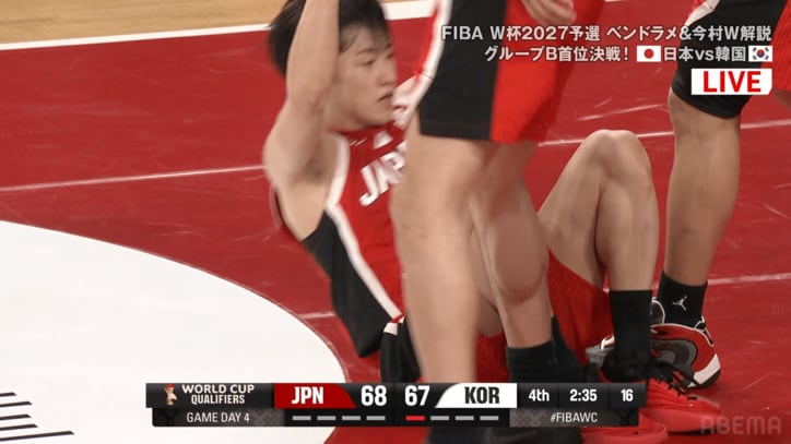 テイクチャージを取った齋藤拓実