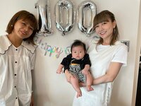 桃『祝100日!!!おめでとぉぉぉー!!!』