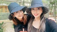 住谷杏奈×ほしのあき 美魔女2人のペアルック