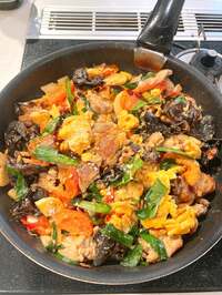 みきママ『ランチはオイスタソース炒めです！！』