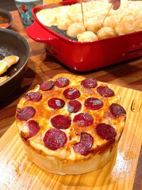 みきママ『シカゴピザができた~!!』