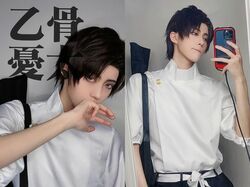 コスプレイヤー・伝染タルキの「呪術廻戦」乙骨憂太コスにファン歓喜「破壊力えぐい」「もはや本物！」