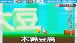 「木綿」「絹」「高野」豆腐を主人公にした自作ゲームの映像に「BGMエモい！」「中の水分全部なくなりそうw」と話題