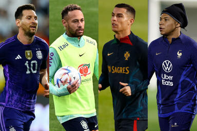 C・ロナウド、ネイマール、メッシ… 世界のサッカー選手のおしゃれ