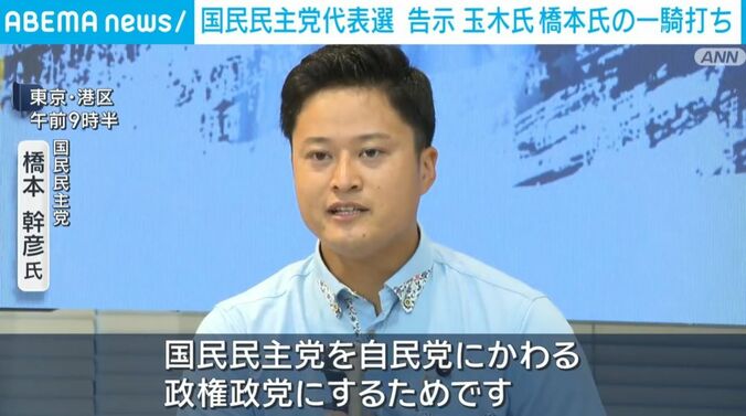 国民民主党・橋本幹彦候補