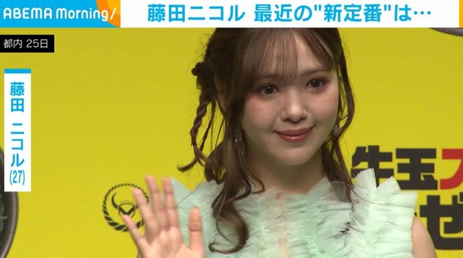 タレントの藤田ニコル（27）