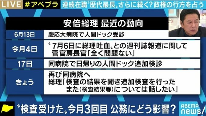 「体調問題での辞任はありえない」安倍総理の“健康不安説”に元産経政治部長・石橋文登氏…石破派・平議員も「騒ぎすぎだ」 4枚目