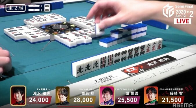 ファン待望の大絶叫「俺の喉はくれてやる！」熱血実況・日吉、役満テンパイに名言炸裂／麻雀・Mリーグ 1枚目