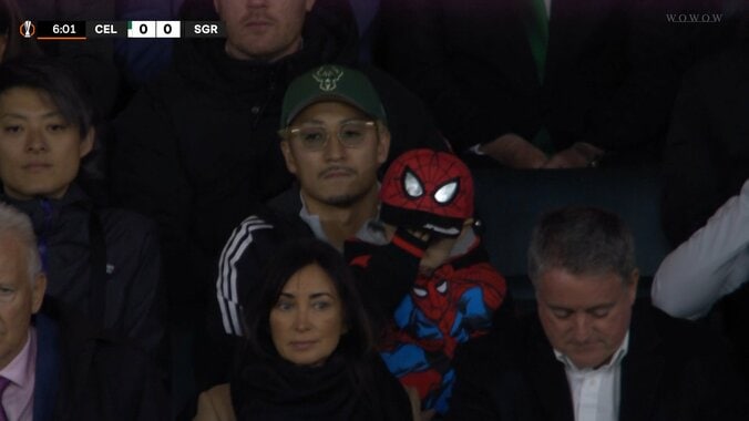 【映像】熱心に観戦する前田親子