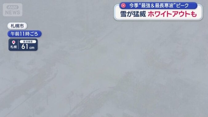 10分ほどで一気にホワイトアウト