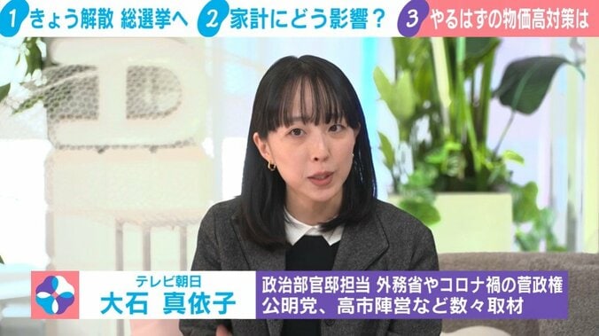 大石真依子記者