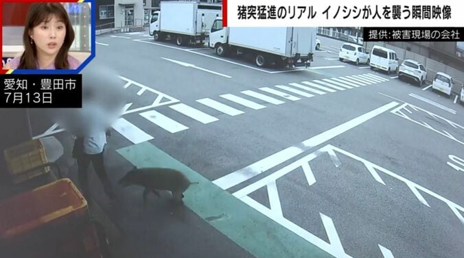 提供：被害現場の会社