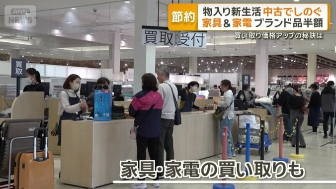 家具・家電の買い取りも