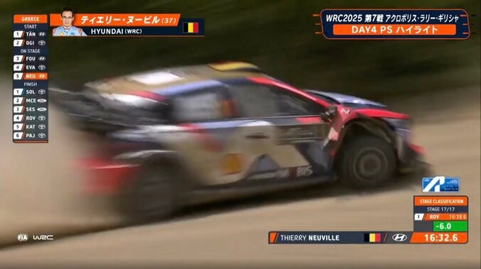 右フェンダーは剥がれかけ